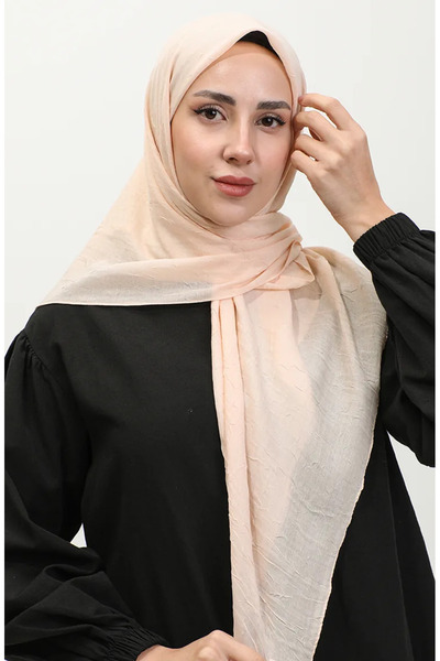 sefamerve Bambu Kraş Eşarp 90165-12 Somon