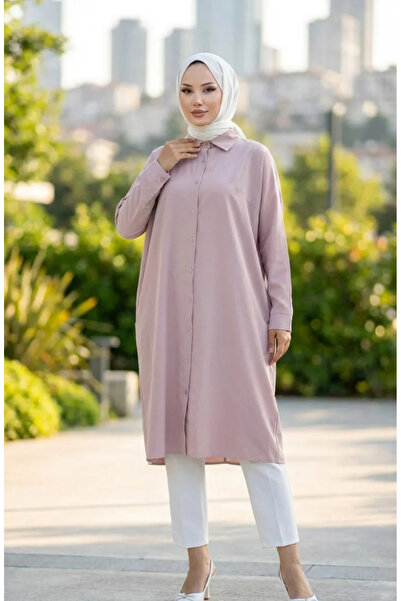 sefamerve تونيك بأكمام راجلان 4066-08 بيج