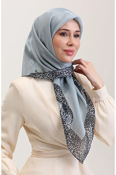 sefamerve Ethnic Κεχριμπάρι Κασκόλ 70292-07 Ασημί Γκρι