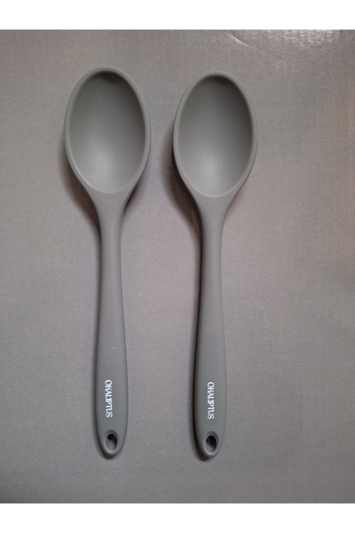 EMPA A V M 2' Li Okaliptus Yanmaz Yapışmaz Küçük (20 CM) Silikon Kaşık Mama K...