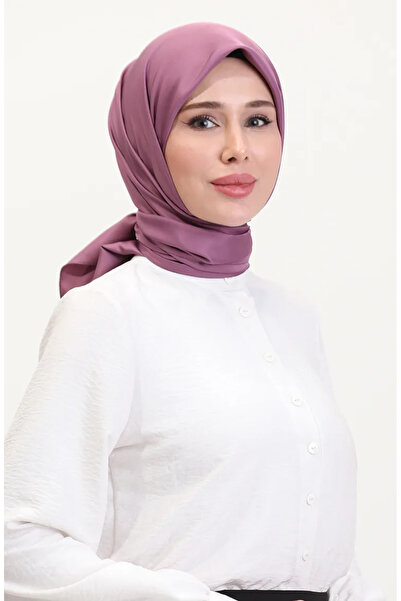 sefamerve Düz Twill Eşarp 19096-09 Gül Kurusu