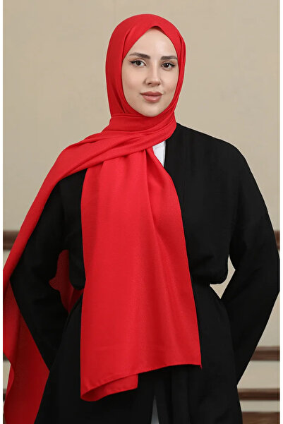 sefamerve Madame Mary Baklava Žakard Šal 19087-08 Crvena