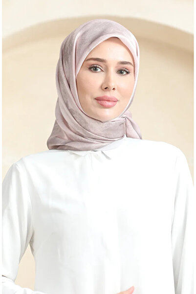 sefamerve 19095-39 Модель Відкритий лососевий кришталевий шарф