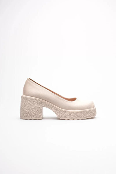 Belinora Дамски бежови суедни обувки TR06MS04F