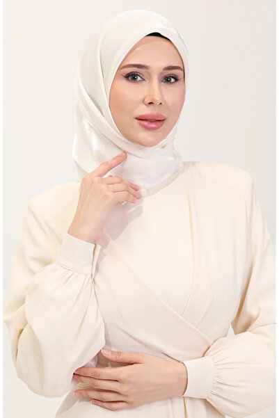 sefamerve Κεχριμπαρένιο Κασκόλ 70273-11 Κρέμα