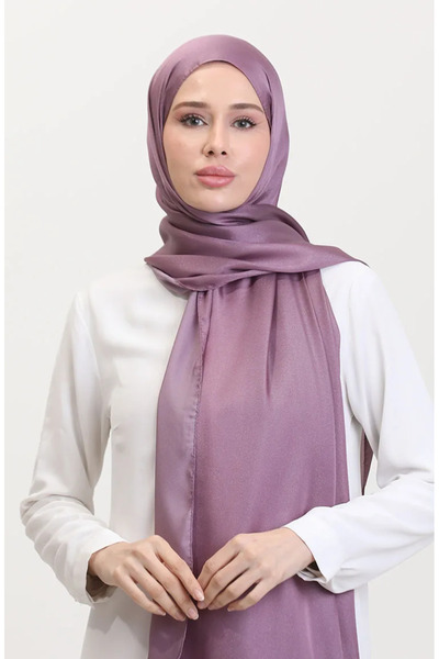 sefamerve Κρυστάλλινο Σάλι 70255-07 Ανοιχτό Μελιτζάνι