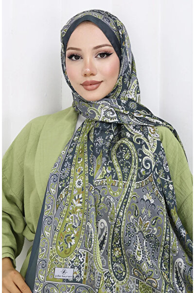 sefamerve Σάλι Janjan με έθνικ σχέδιο 70306-03 Ανθρακίτη