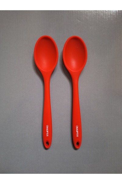 EMPA A V M 2' Li Okaliptus Yanmaz Yapışmaz Küçük (20 CM) Silikon Kaşık Mama K...