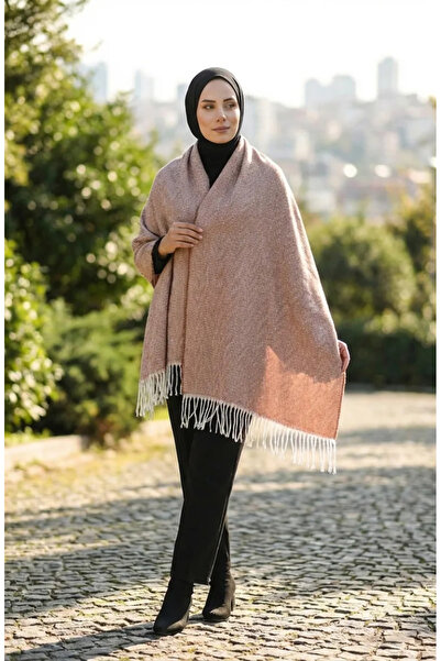 sefamerve Акрилова накидка на плечі Taba 2063-07 Пряма