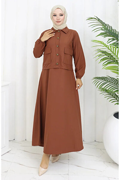 sefamerve Jile jacket double set 0117-03 tile