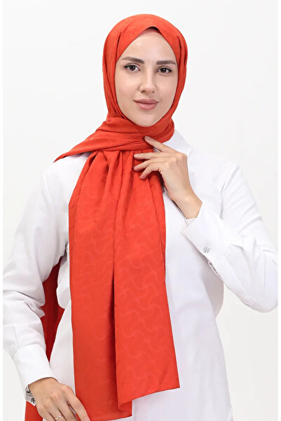 sefamerve Madame Mary Ivy Jacquard Shawl 19088-13 Tile