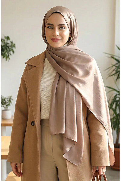 sefamerve Karaca Armül Şal 81076-20 Kahverengi