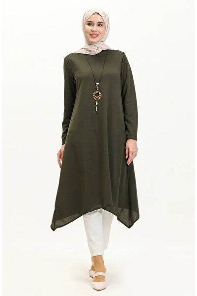 sefamerve Χακί Κολιέ τουνίκ - 2323-03 Μοντέλο