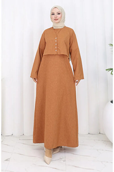 sefamerve Σετ Ζευγάρι Μπουφάν και Τζιλέ 2155-11 Πλακάκι