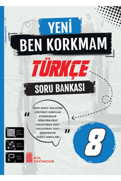 Ata Yayıncılık 8. Sınıf Yeni Ben Korkmam Türkçe Soru Bankası