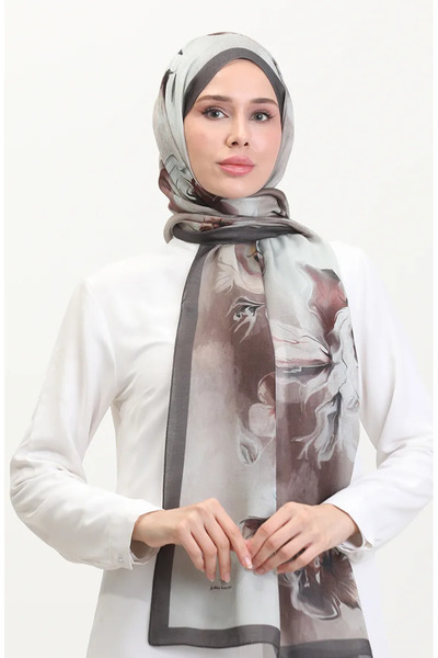 sefamerve Κεχριμπαρένιο Σάλι 70250-03 Καφέ Γη