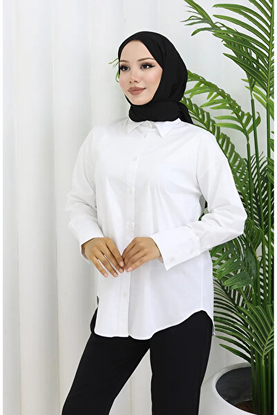 sefamerve Oversays Shirt 4250-01 White