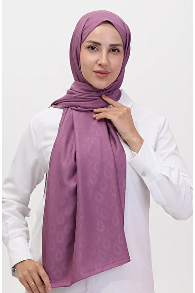 sefamerve Madame Mary Damla Jakar Şal 19085-10 Lila