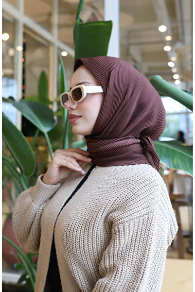 sefamerve Pilise Eşarp 70345-05 Acı Kahve