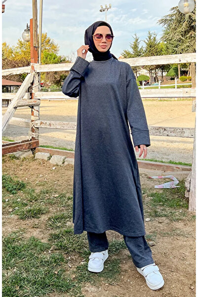 sefamerve İki İplik Eşofman Takım 3040-15 Antrasit