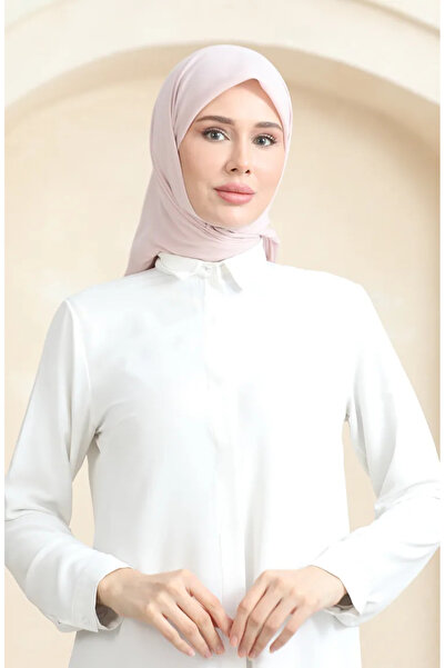 sefamerve Ελαφρύ απλό κασκόλ σε σκόνη - PRS-SSBWL-21