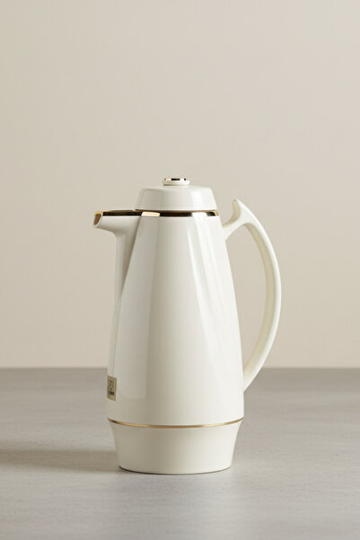 ZOJIRUSHI ترمس أبو فيل ياباني للشاي – لون أبيض – بطانة زجاجية – مناسب للضيافة...