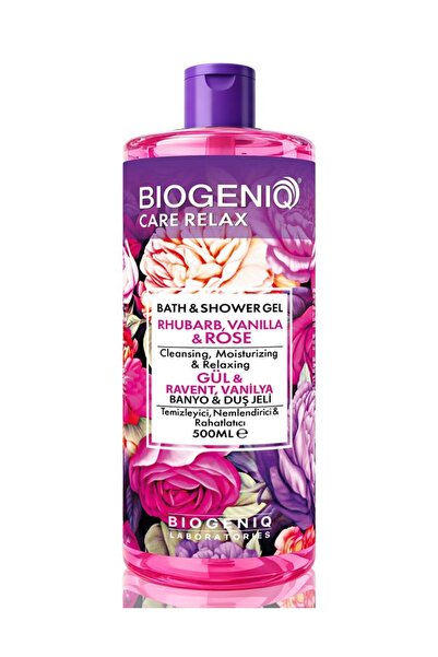 Biogeniq Gül, Ravent & Vanilya Banyo & Duş Jeli 500ML