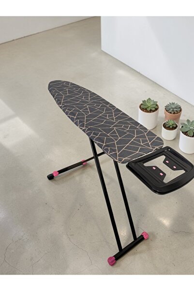 Genel Markalar 1 Kalite Beyaz Keçe Ütü Masası Kılıfı Örtüsü Altın Yıldız