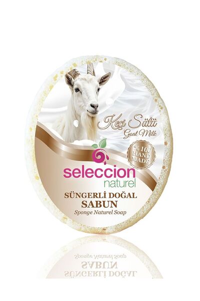 Seleccion N. Natural Soap Keşesi Milk with Sponge 150 Gr