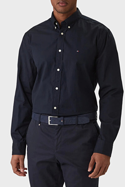 Tommy Hilfiger Pánská námořnická modrá košile Core Flex