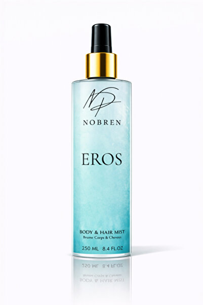 NOBREN Eros 250 ml Erkek Body Mist – Vücut & Saç Spreyi, Kalıcı Çekici Koku