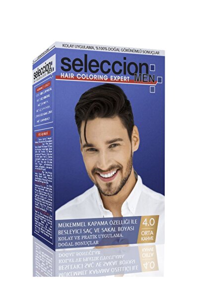 Seleccion Orta Kahve Erkek Saç Boyası 4.0