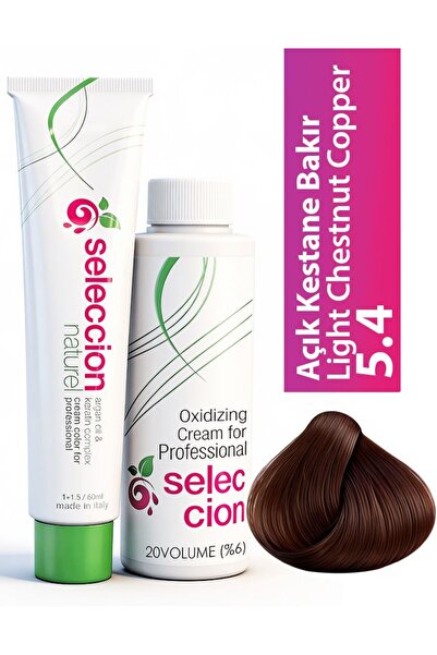 Seleccion Naturel Color 60 ml 5.4 Açık Kestane Bakır