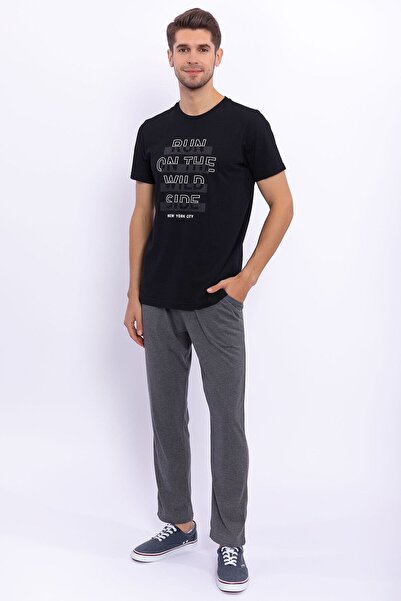 Arnetta Run On The Wild Side crni muški set Slim fit