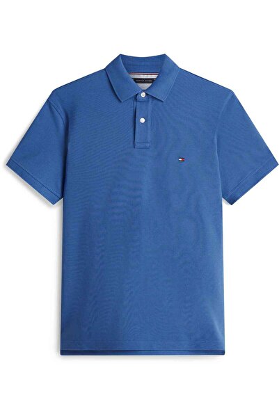 Tommy Hilfiger Erkek Marka Logolu Organik Pamuklu Polo Yakalı Kısa Kollu Günl...