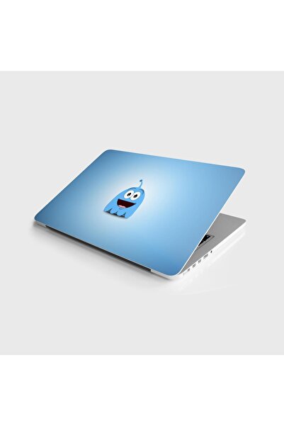 StickerArt Laptop Sticker Notebook Pc Kaplama Etiketi Blue Funny