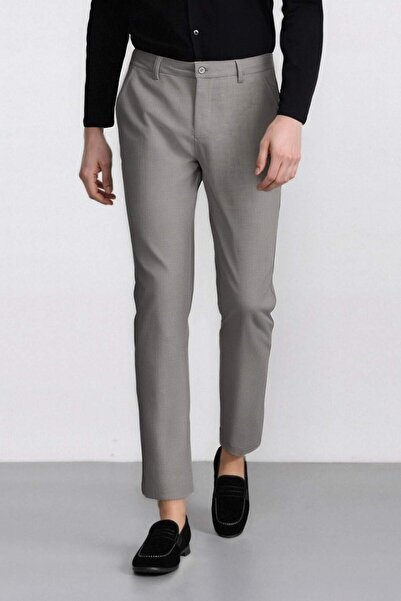 DeFacto Twill Chino Pants - Slim Fit, Skinny Leg, Straight Pocket B2091ax23au