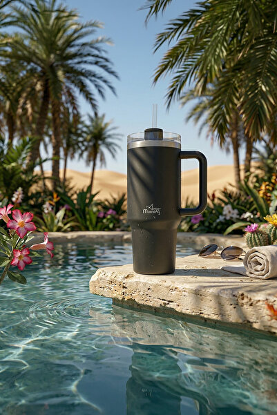 Any Morning Vaha 1200 ml Üç Kademe Çevirmeli Kapaklı Çift Katman Çelik Termos...