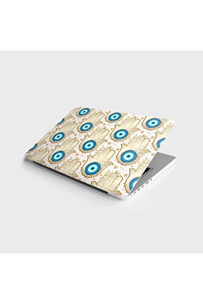 StickerArt Laptop Sticker Bilgisayar Notebook Pc Kaplama Etiketi Nazar Boncuğu