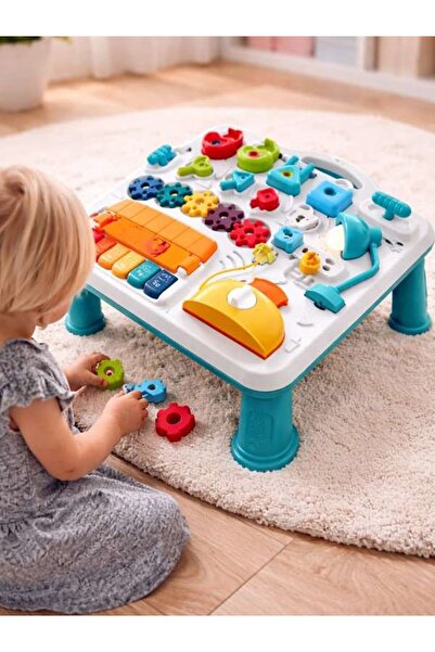 Salamandra Masuta interactiva tip Centru de Invatare,cu Prize,Lacate si Chei,...