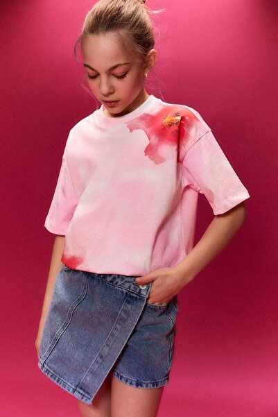 DeFacto Jean Shorts Skirt Girls H0377A826Sm