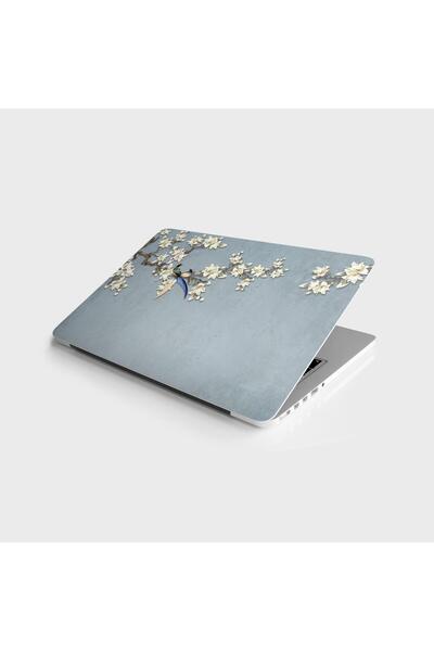 StickerArt Laptop Sticker Bilgisayar Notebook Pc Kaplama Etiketi Ağaç Kuş