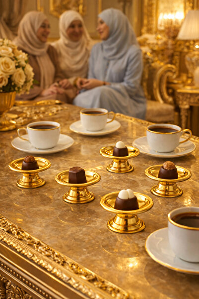 Emsay Store 6 τεμάχια διακοσμητικό επιχρυσωμένο πλαστικό μπολ από ABS, θήκη γ...