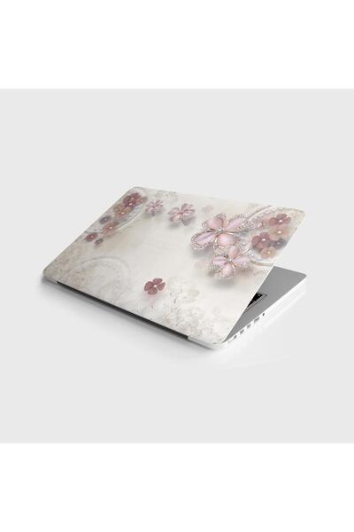 StickerArt Laptop Sticker Notebook Pc Kaplama Etiketi Pembe Elmas