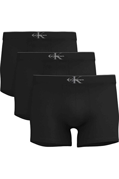 Calvin Klein Erkek Marka Logolu Günlük Kullanıma Uygun Siyah Boxer LV00NB4472...