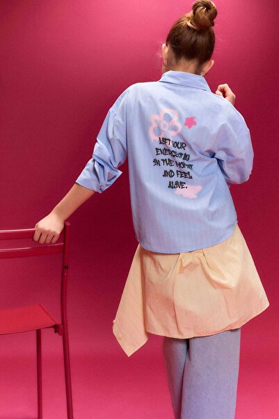 DeFacto poplin Cămașă fetiță H0578A826SM