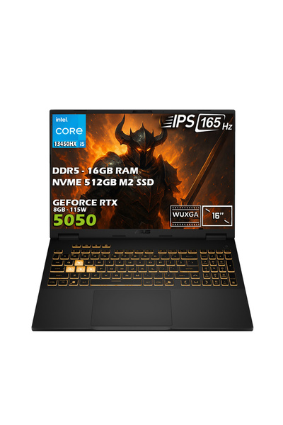 ASUS TUF F16 FX608JH-RV010-Gaming Intel Core i5-13450HX 16GB 512GB SSD RTX 50...