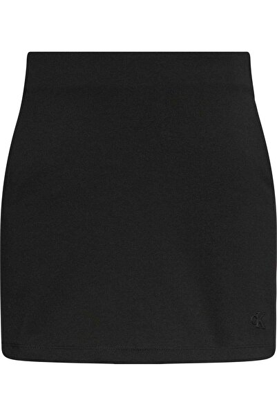Calvin Klein Kadın Marka Logolu Günlük Kullanıma Uygun Siyah Etek LV047F251G UB1