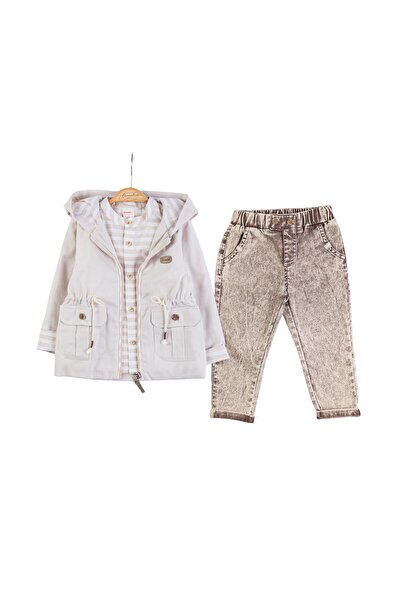 The-kid.co MY BOY IN BEIGE SET - BEIGE