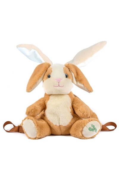 Create It Rucsac iepuraș Flappers cu urechi mobile, EcoPluș, 30 cm